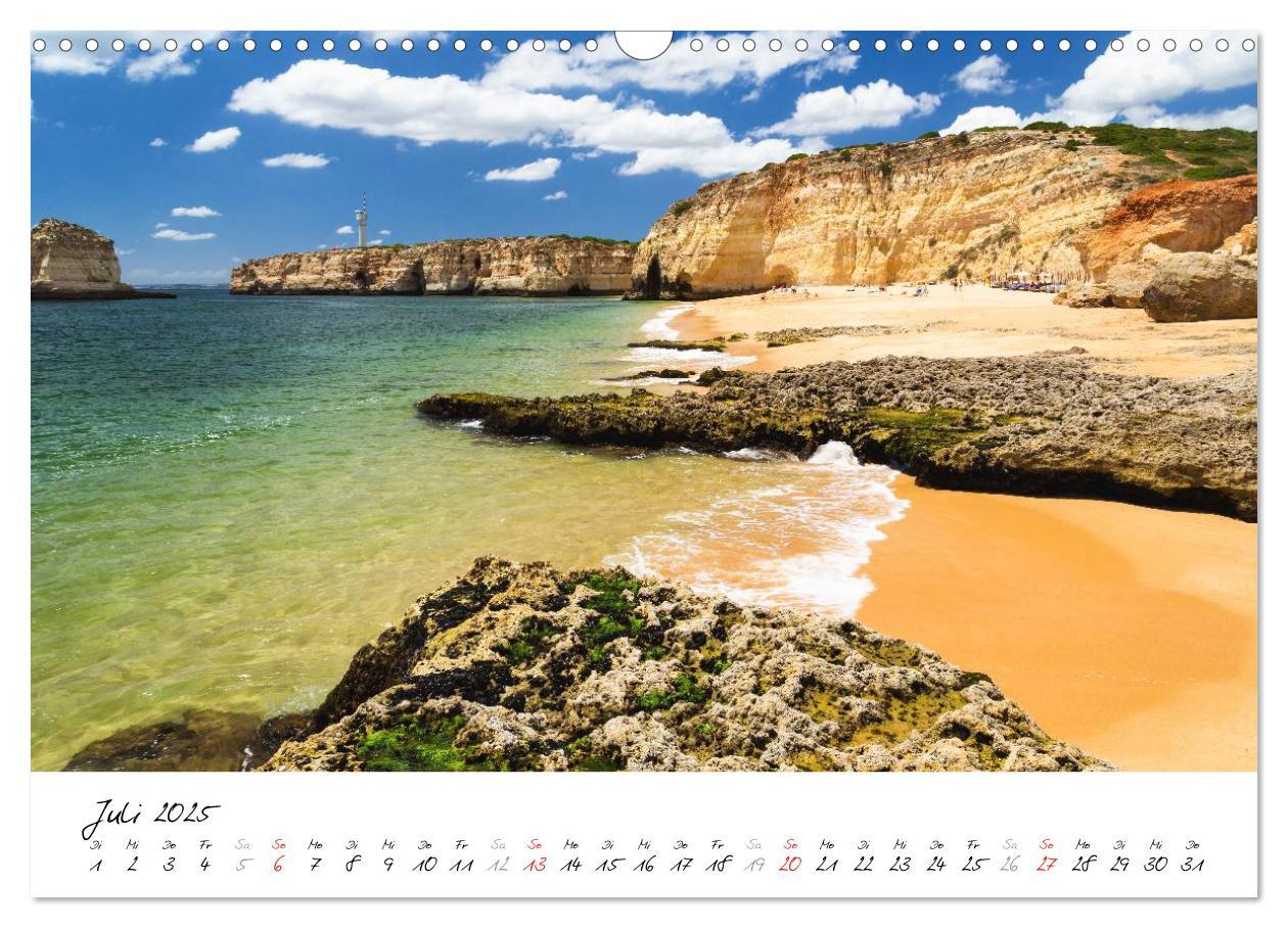 Bild: 9783435655618 | Die portugiesische Atlantikküste - Algarve (Wandkalender 2025 DIN...