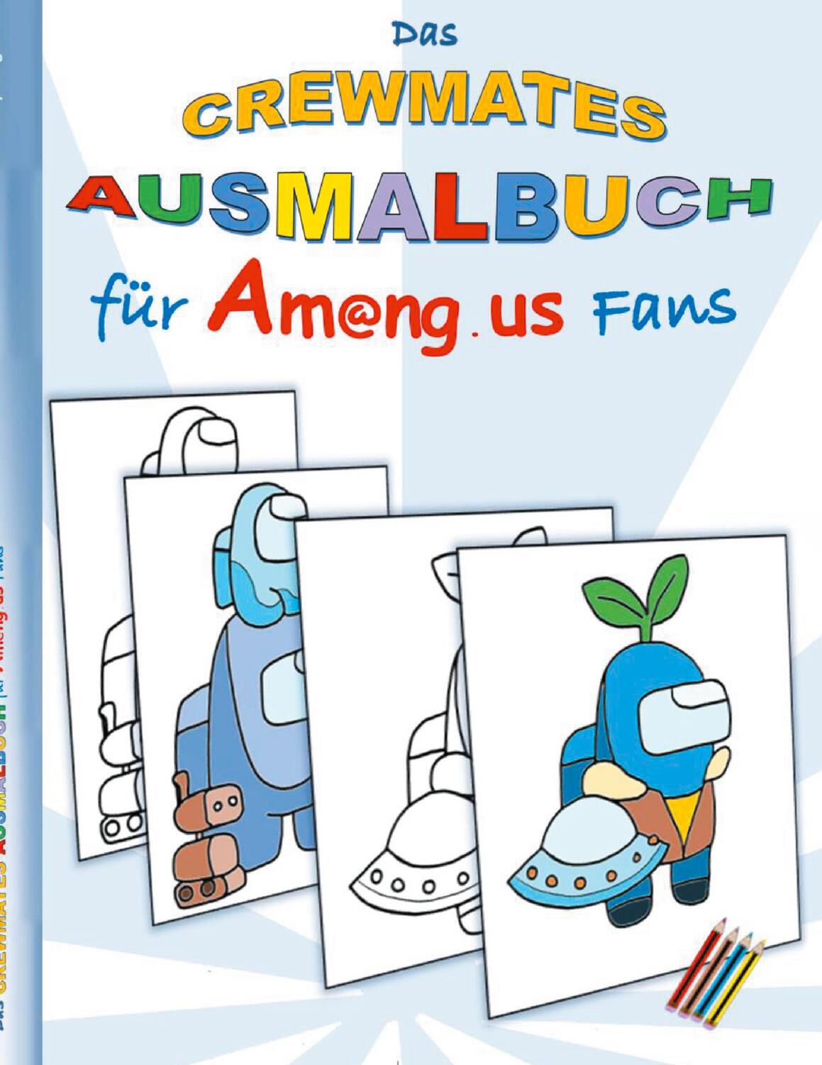 Cover: 9783752622669 | Das Crewmates Ausmalbuch für Am@ng.us Fans | Ricky Roogle | Buch
