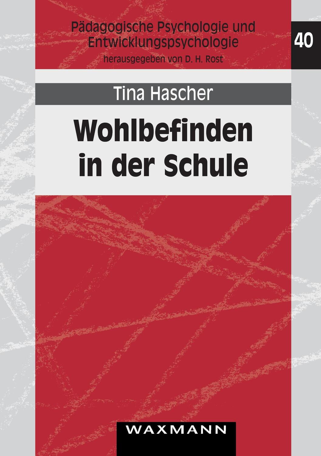 Cover: 9783830913542 | Wohlbefinden in der Schule | Tina Hascher | Taschenbuch | Paperback