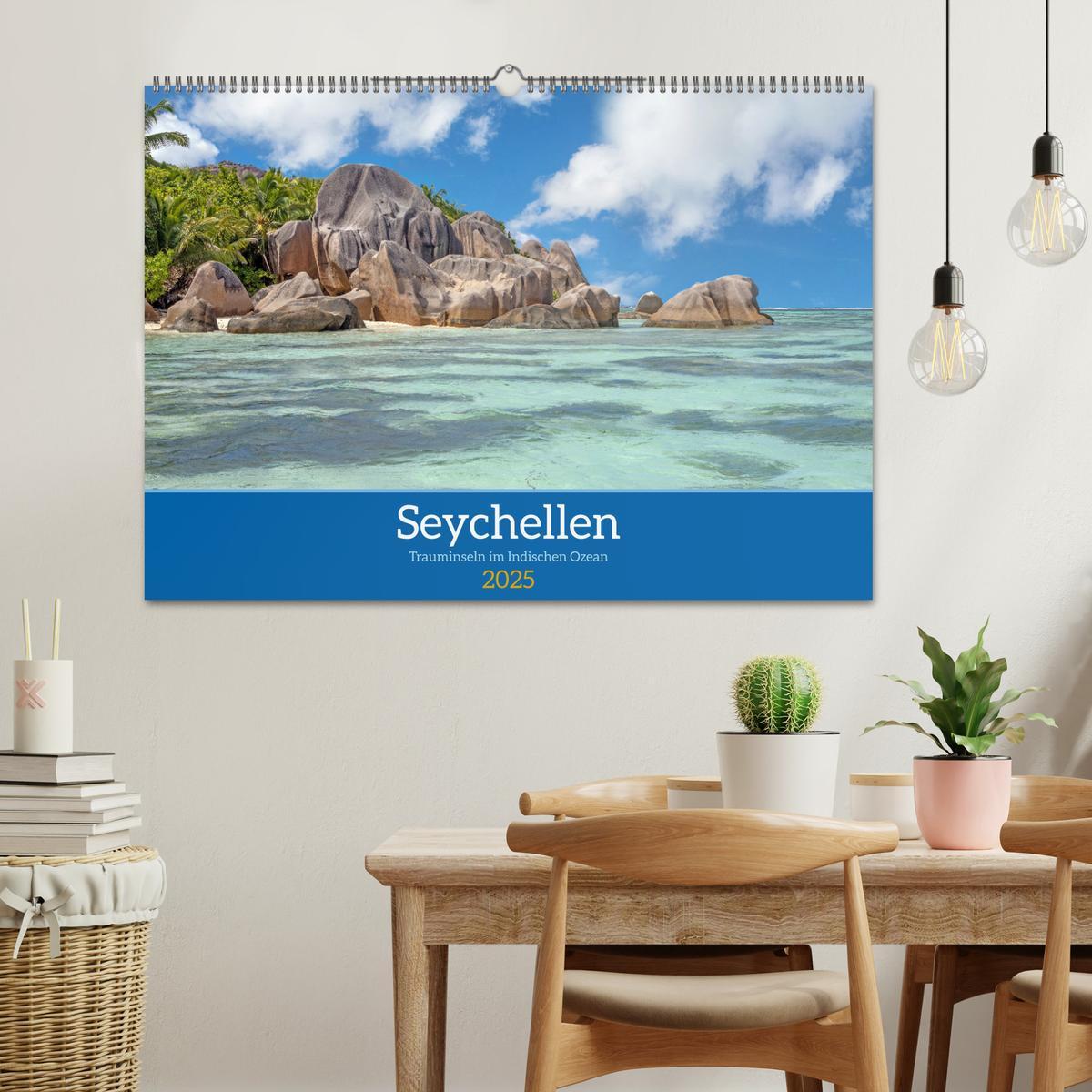 Bild: 9783457235782 | Seychellen - Trauminseln im Indischen Ozean (Wandkalender 2025 DIN...