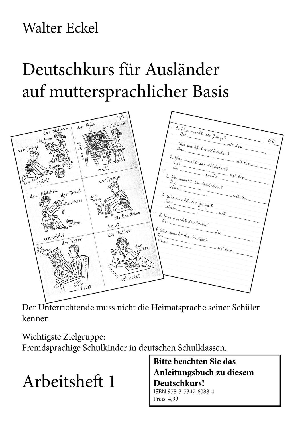Cover: 9783734760860 | Deutschkurs für Ausländer auf muttersprachlicher Basis - Arbeitsheft 1