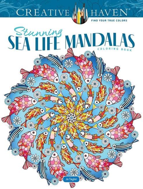 Cover: 9780486849751 | Creative Haven Stunning Sea Life Mandalas Coloring Book | Jo Taylor