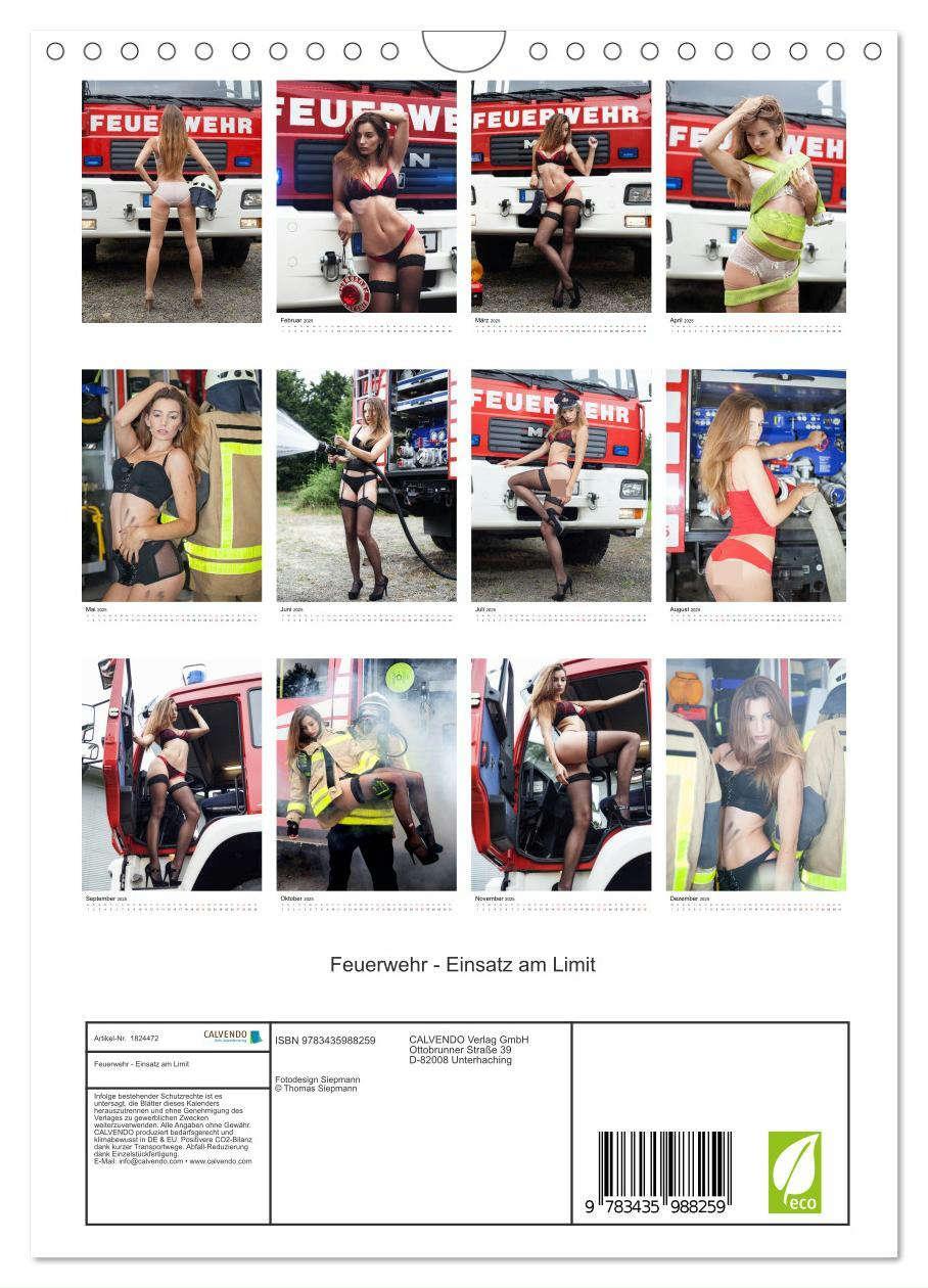 Bild: 9783435988259 | Feuerwehr - Einsatz am Limit (Wandkalender 2025 DIN A4 hoch),...