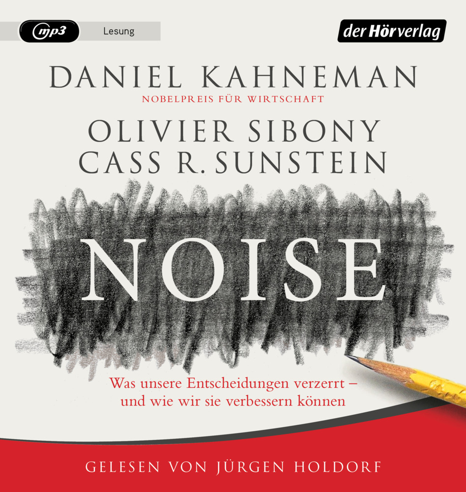 Cover: 9783844541144 | Noise, 2 Audio-CD, 2 MP3 | Daniel Kahneman (u. a.) | Audio-CD | 2 CDs