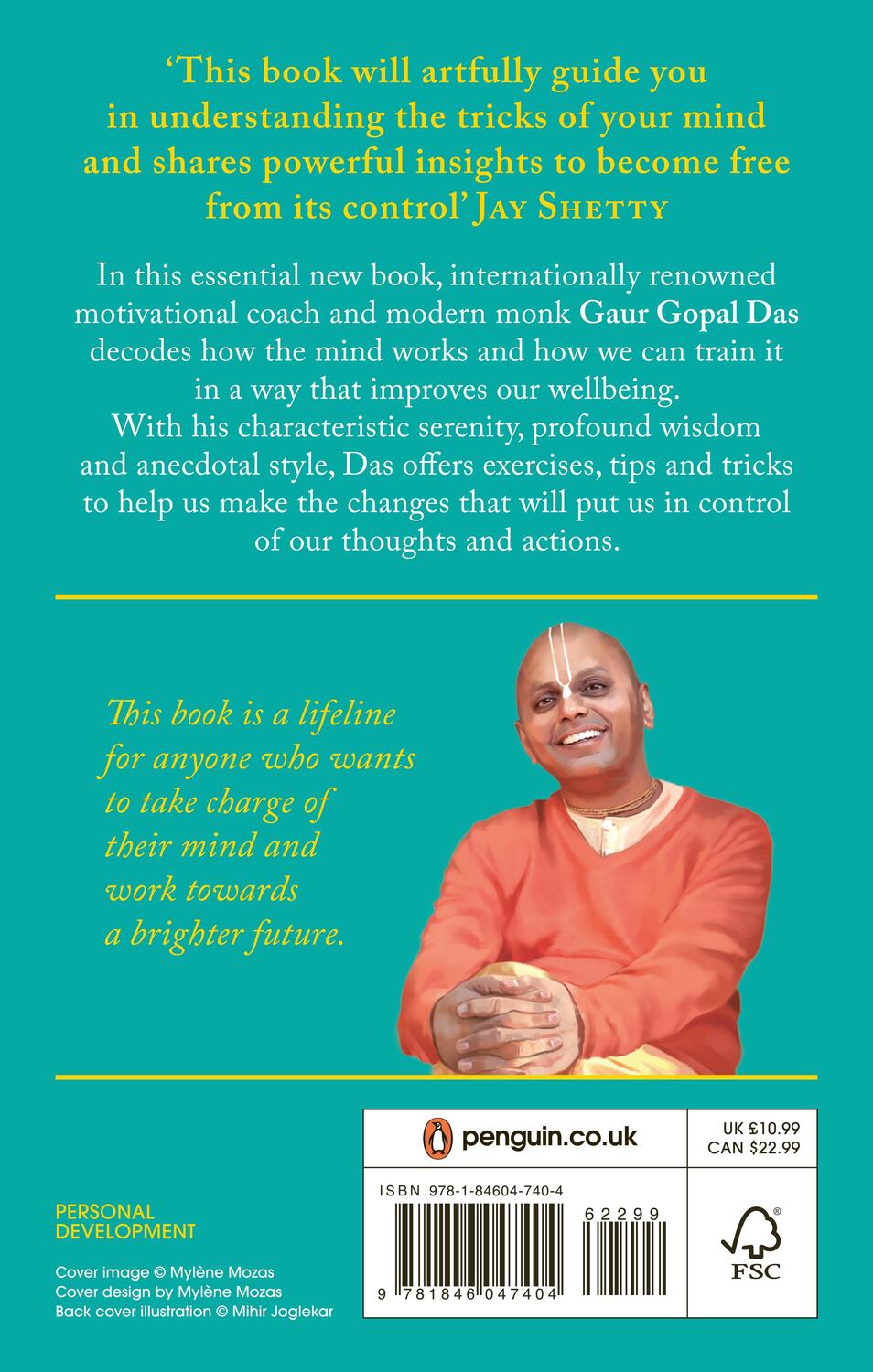 Rückseite: 9781846047404 | Energize Your Mind | A Monk's Guide to Mindful Living | Gaur Gopal Das