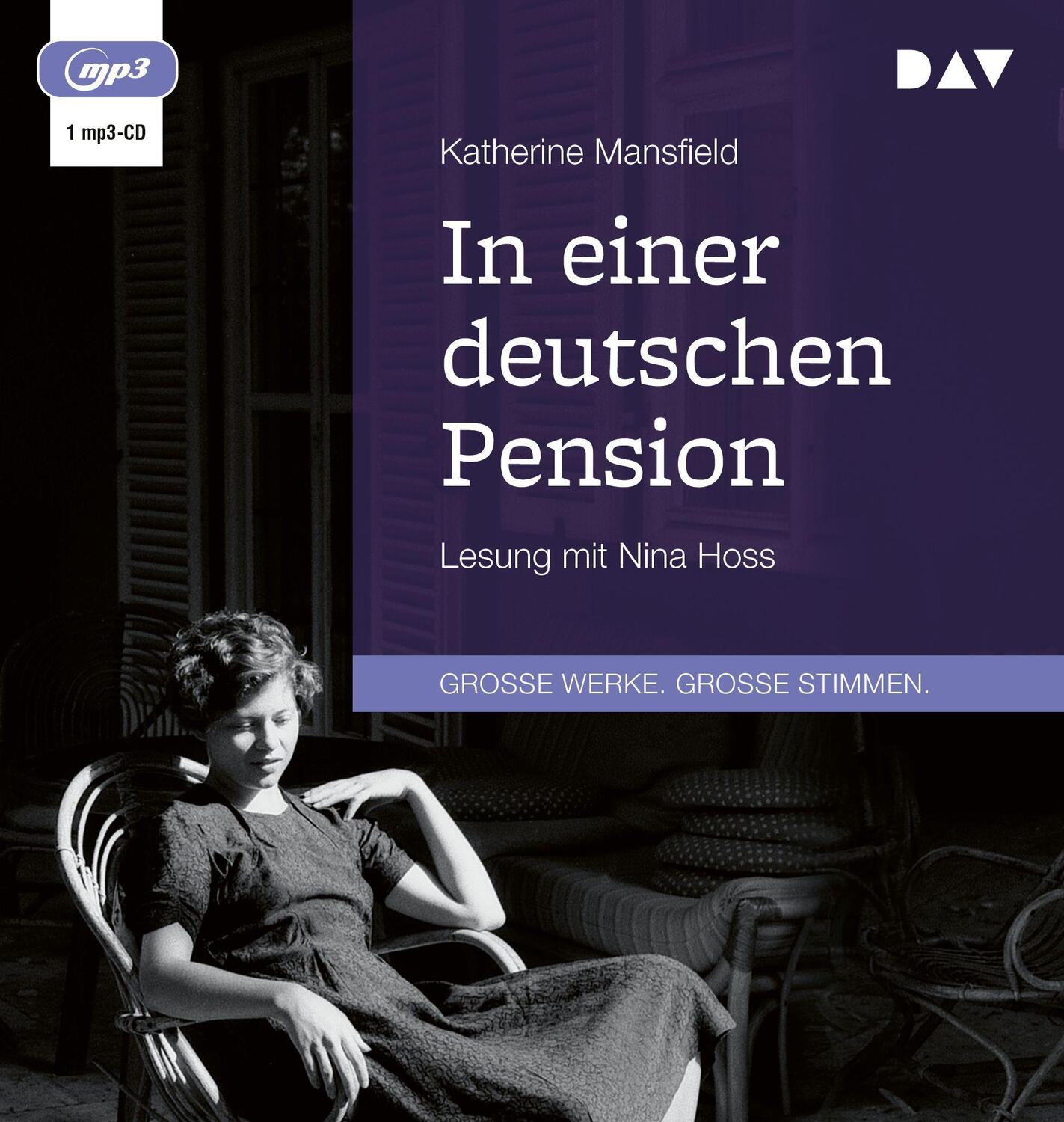 Cover: 9783742429667 | In einer deutschen Pension | Lesung mit Nina Hoss (1 mp3-CD) | MP3