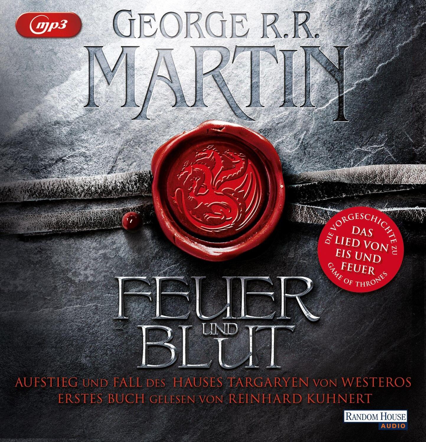 Bild: 9783837158755 | Feuer und Blut - Erstes Buch | George R. R. Martin | MP3 | 4 Audio-CDs