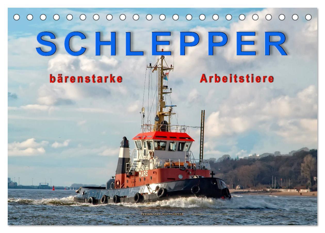 Cover: 9783435277742 | Schlepper - bärenstarke Arbeitstiere (Tischkalender 2025 DIN A5...