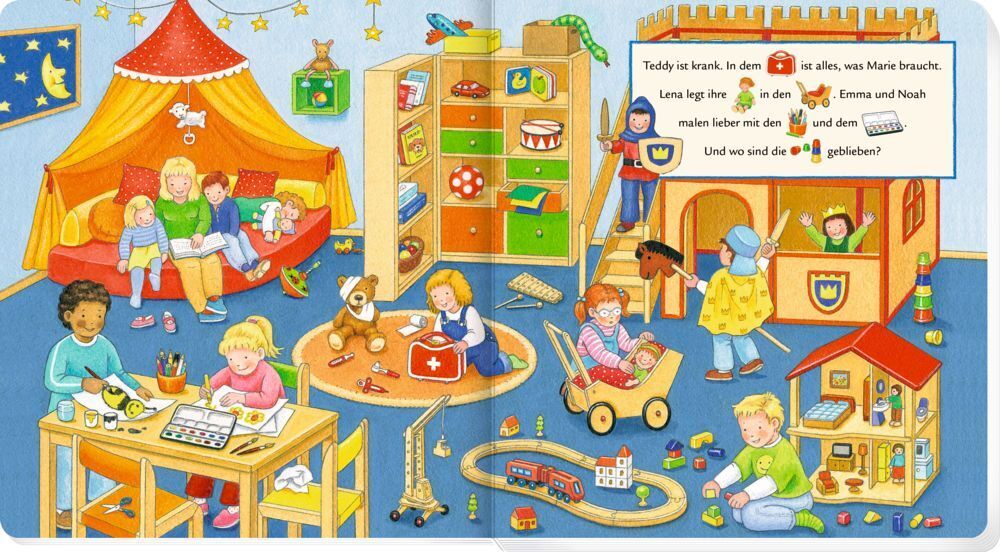 Bild: 9783649642619 | Meine ersten Wimmelbilder - Im Kindergarten | Sybille Brauer | Buch