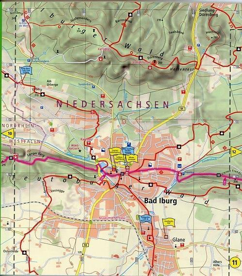 Bild: 9783899201918 | Hermannsweg, Rheine - Leopoldstal . 1:25 000 | (Land-)Karte | Deutsch