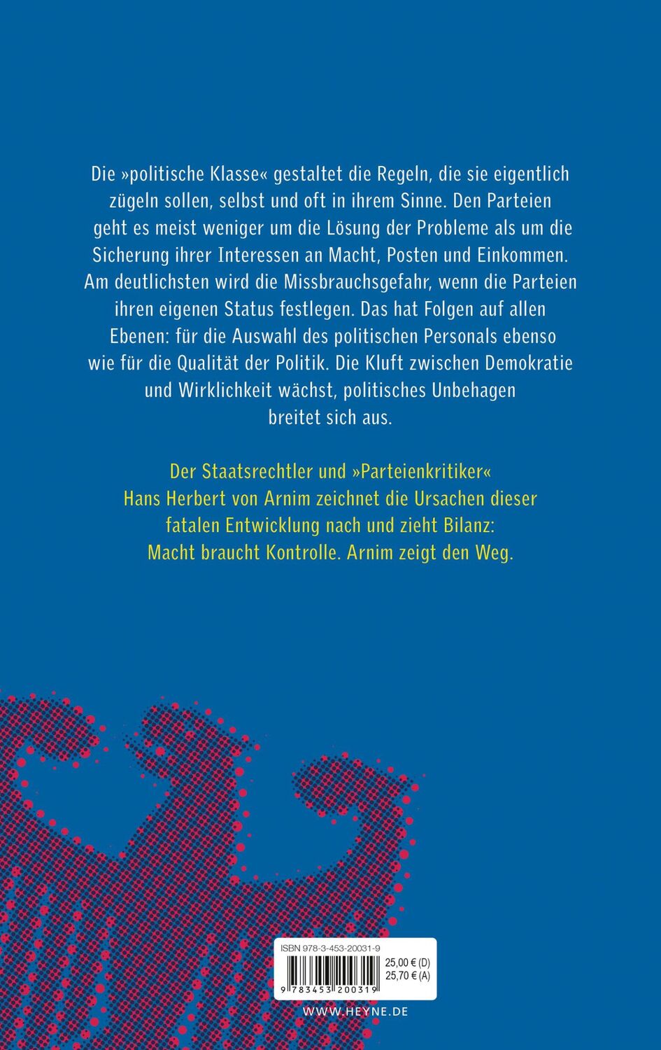 Bild: 9783453200319 | Macht braucht Kontrolle | Hans Herbert von Arnim | Buch | 368 S.