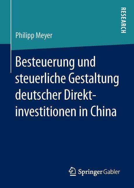 Cover: 9783658155629 | Besteuerung und steuerliche Gestaltung deutscher...