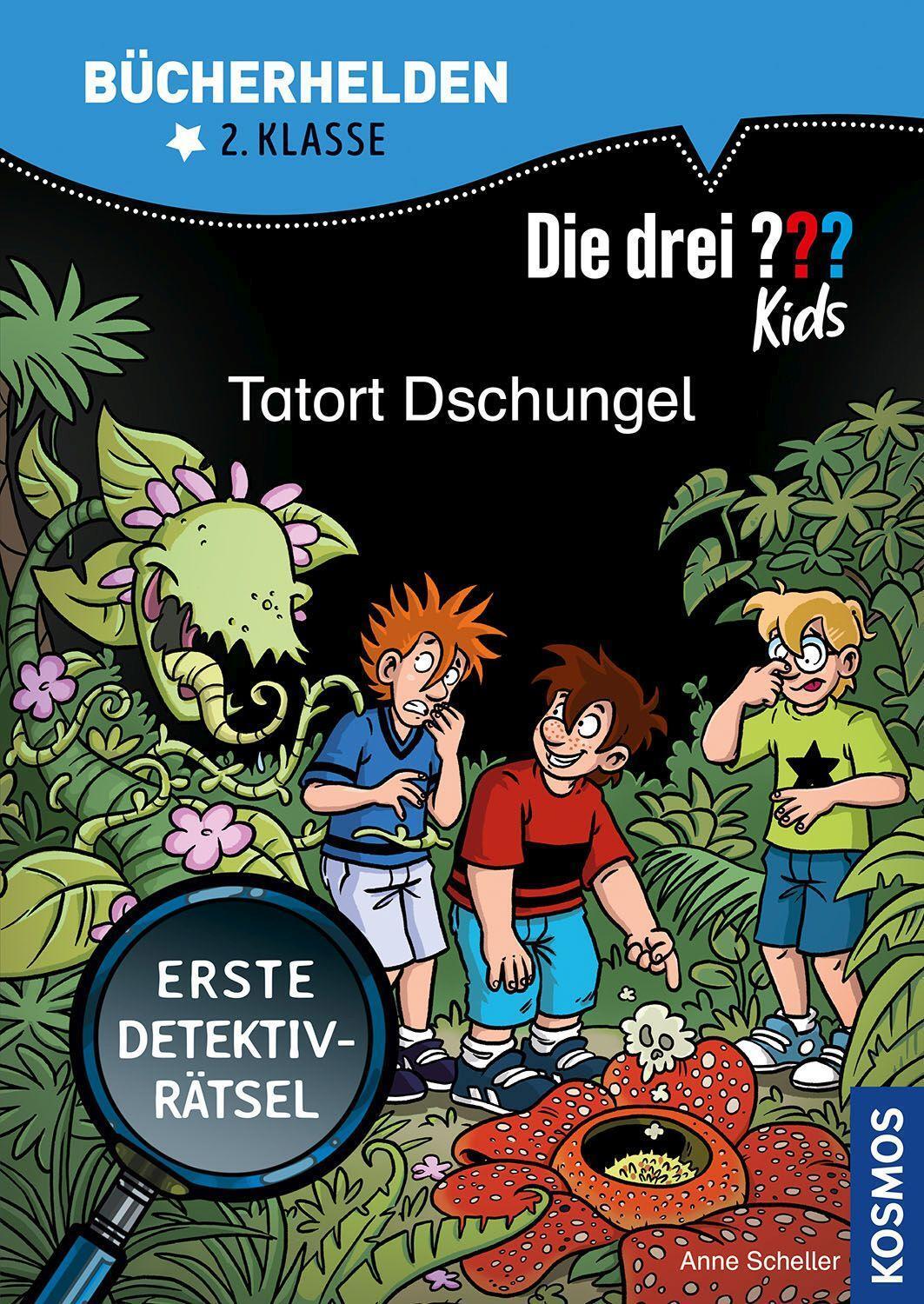 Cover: 9783440172834 | Die drei ??? Kids, Bücherhelden 2. Klasse, Tatort Dschungel | Scheller