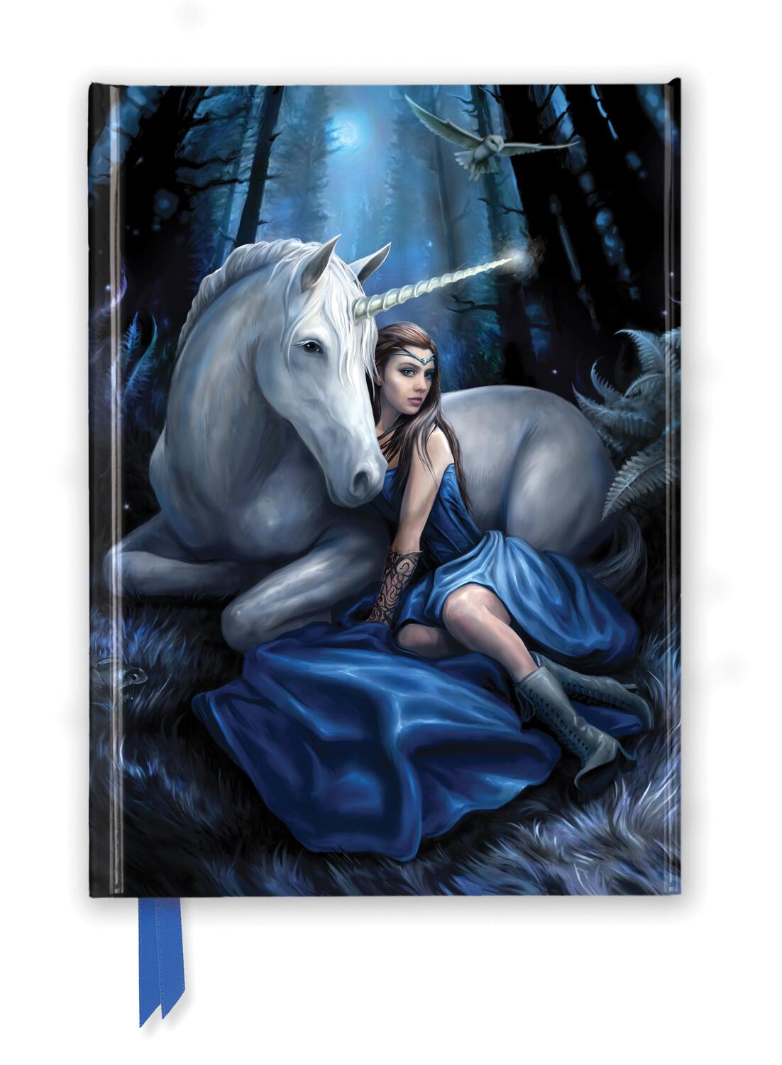 Cover: 9781786646231 | Anne Stokes: Blue Moon (Foiled Journal) | Flame Tree Studio | Stück