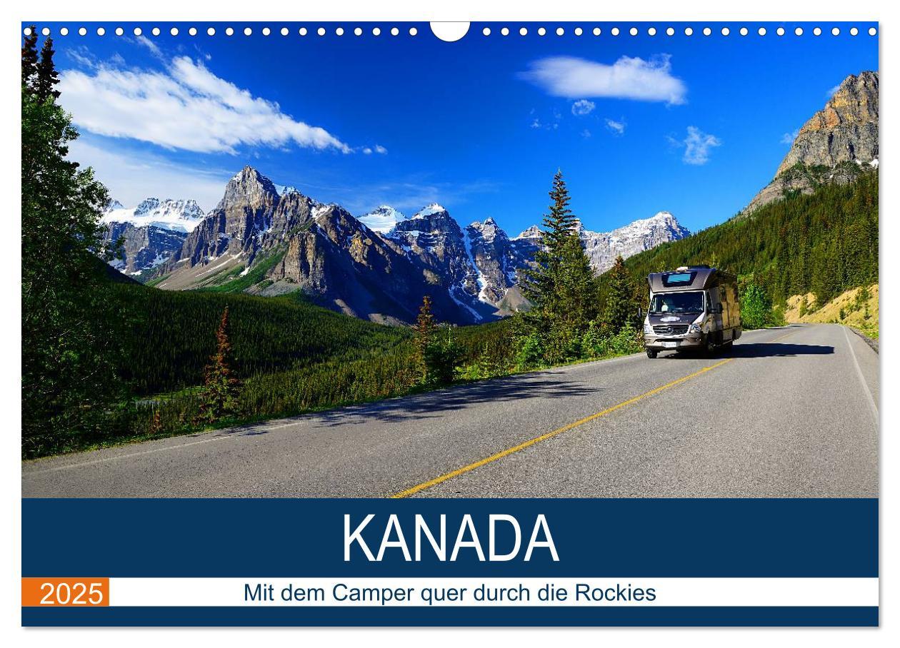 Cover: 9783435304783 | KANADA Mit dem Camper quer durch die Rockies (Wandkalender 2025 DIN...