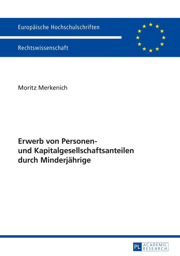 Cover: 9783631670248 | Erwerb von Personen- und Kapitalgesellschaftsanteilen durch...