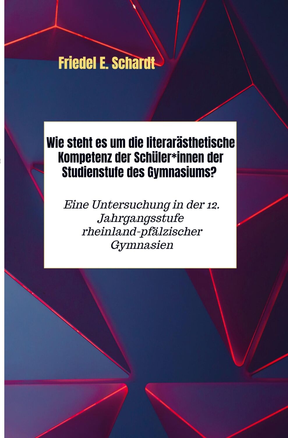 Cover: 9789403698731 | Wie steht es um die literarästhetische Kompetenz der Schüler*innen...