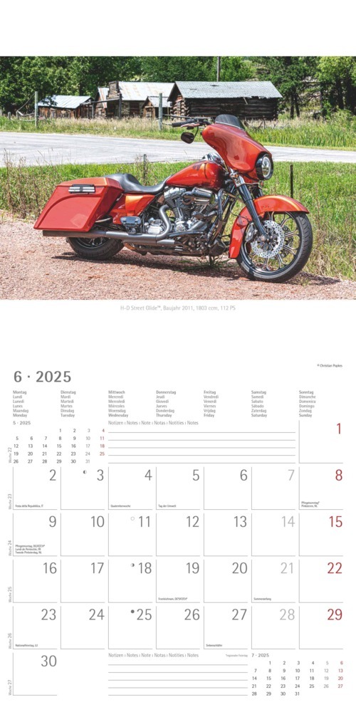 Bild: 4251732340940 | Alpha Edition - Harleys 2025 Broschürenkalender, 30x30cm,...