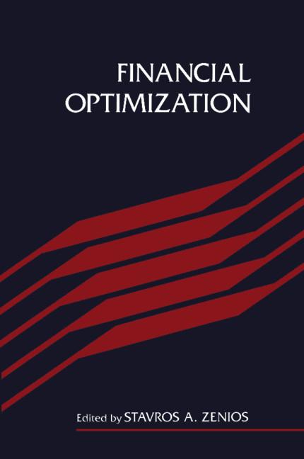 Cover: 9780521577779 | Financial Optimization | Zenios | Taschenbuch | Englisch | 2002