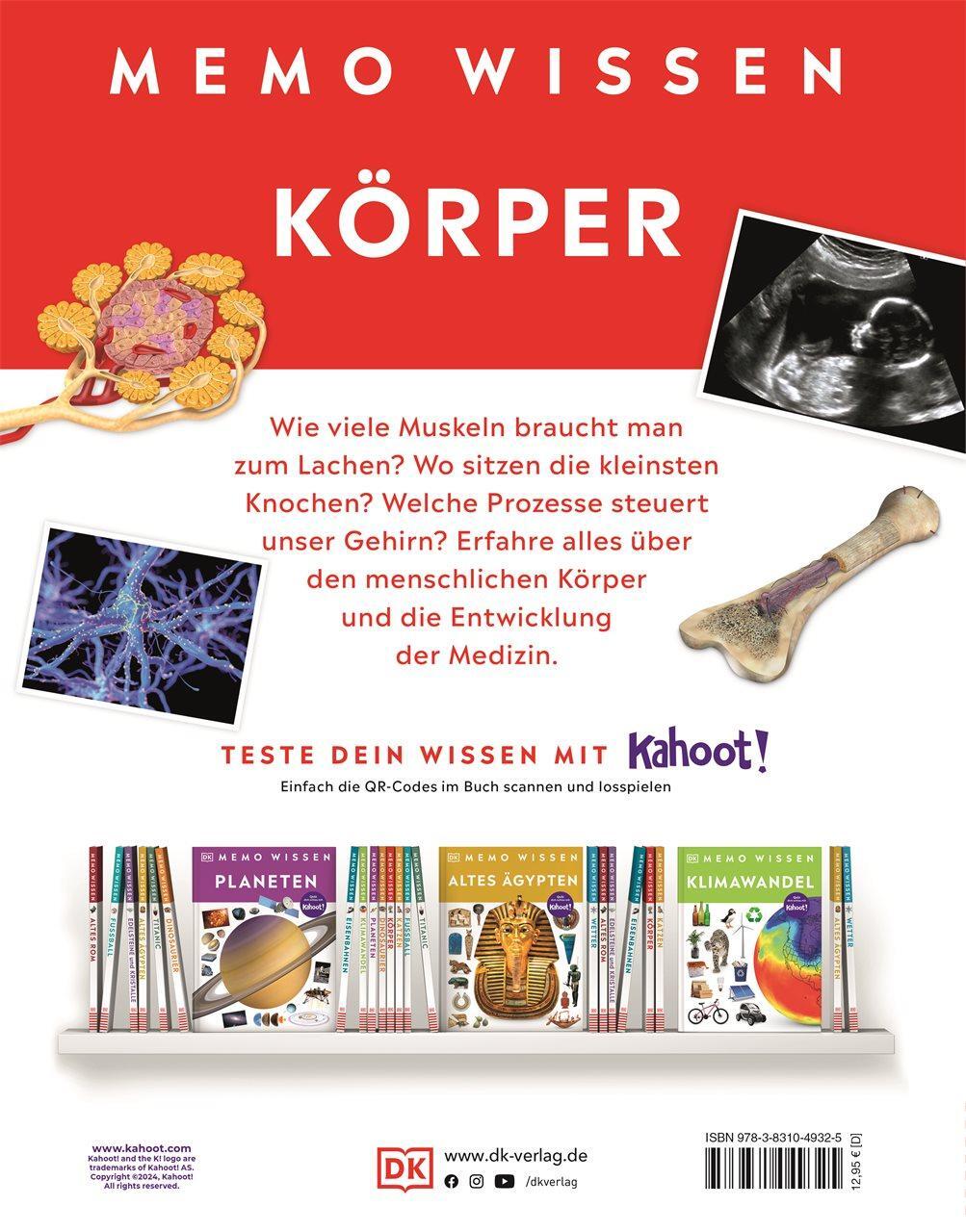 Rückseite: 9783831049325 | memo Wissen. Körper | Richard Walker | Buch | 72 S. | Deutsch | 2024