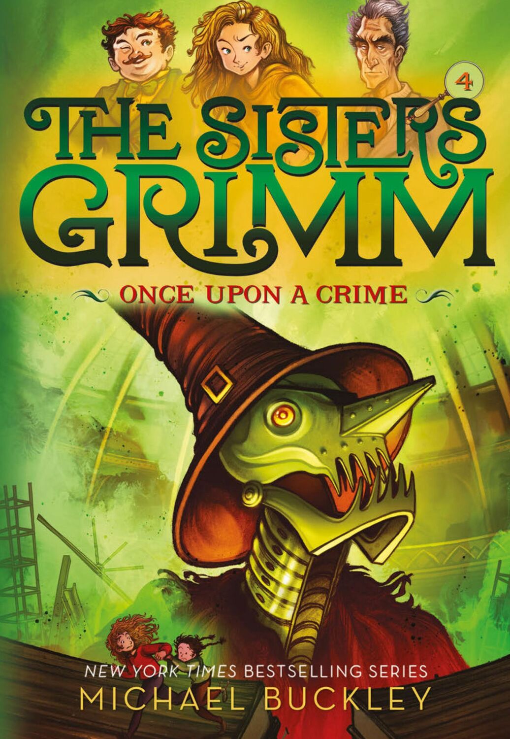 Cover: 9781419720079 | Once Upon a Crime (The Sisters Grimm #4) | 10th Anniversary Edition