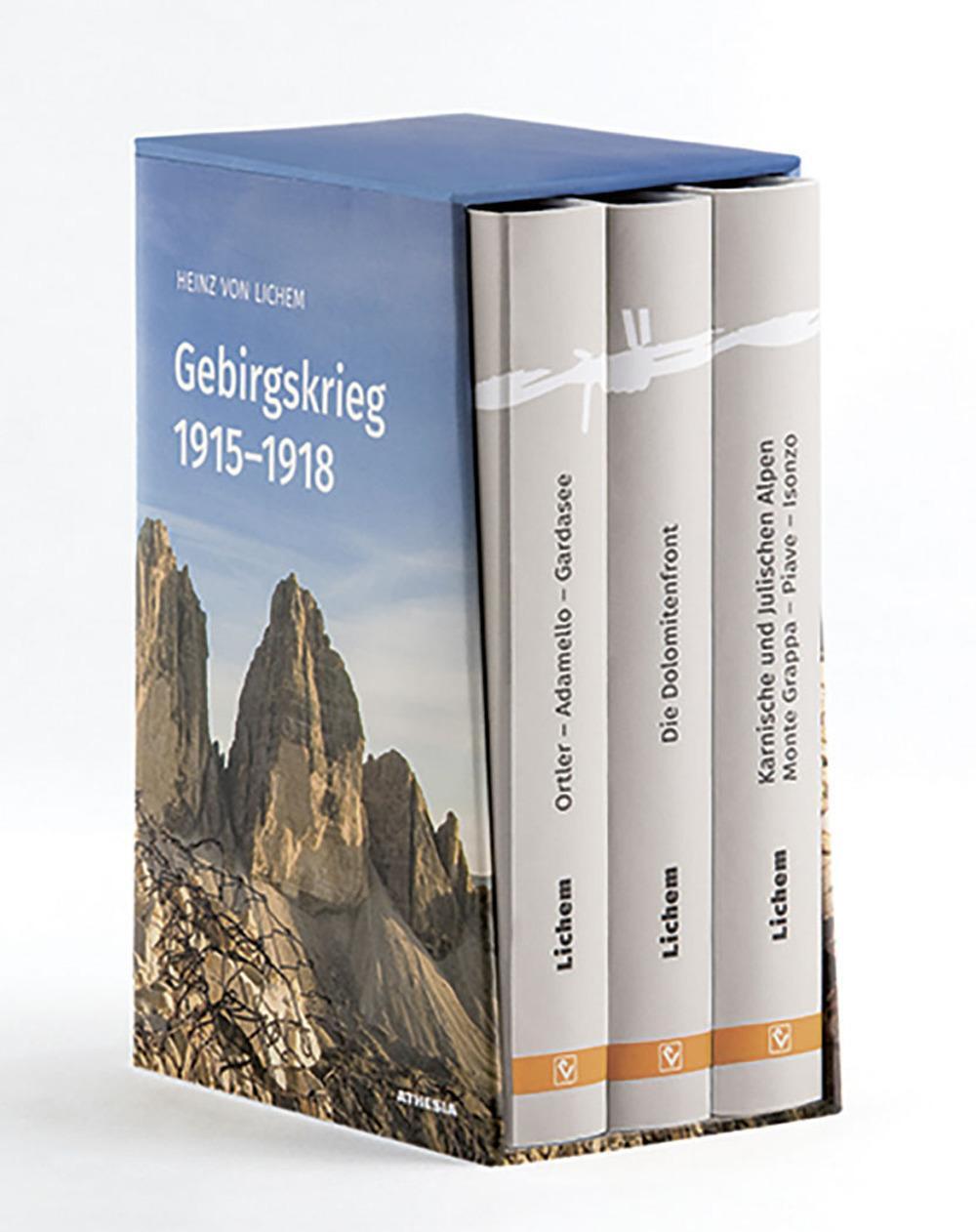 Cover: 9788868393380 | Gebirgskrieg 1915-1918 | 3 Bände im Schuber | Heinz von Lichem | Buch