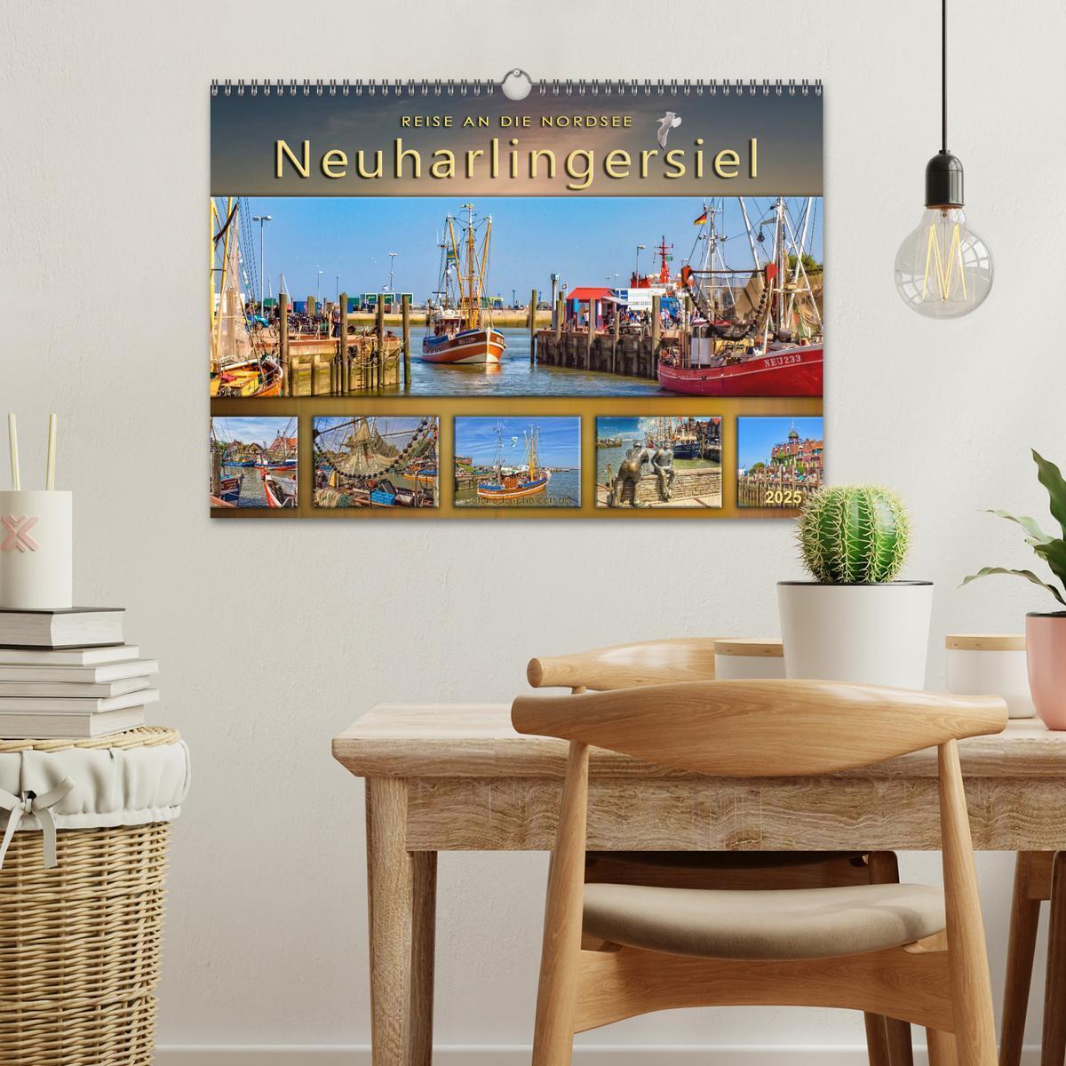 Bild: 9783435436095 | Reise an die Nordsee - Neuharlingersiel (Wandkalender 2025 DIN A3...