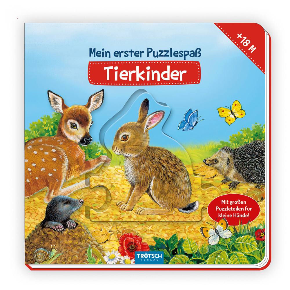 Cover: 9783965525535 | Trötsch Puzzlebuch Mein erster Puzzlespaß Tierkinder | Co.KG | Buch