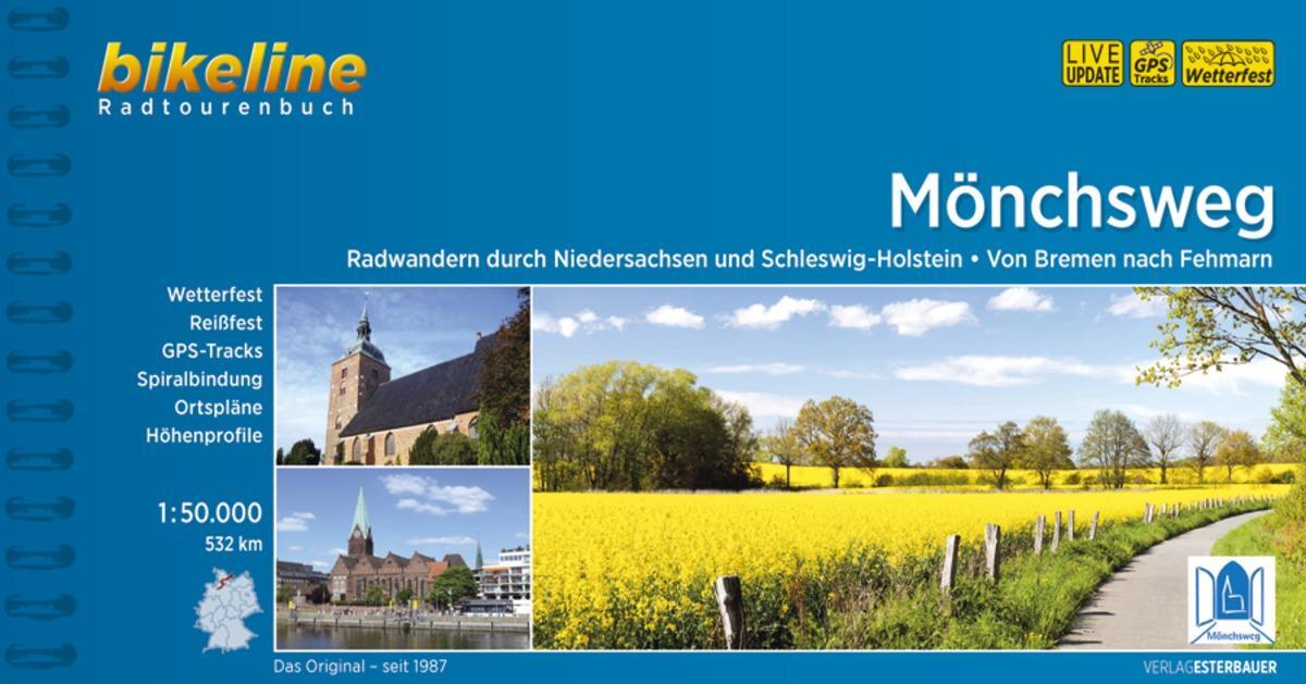 Cover: 9783850004978 | Bikeline Radtourenbuch Mönchsweg | Esterbauer Verlag | Taschenbuch