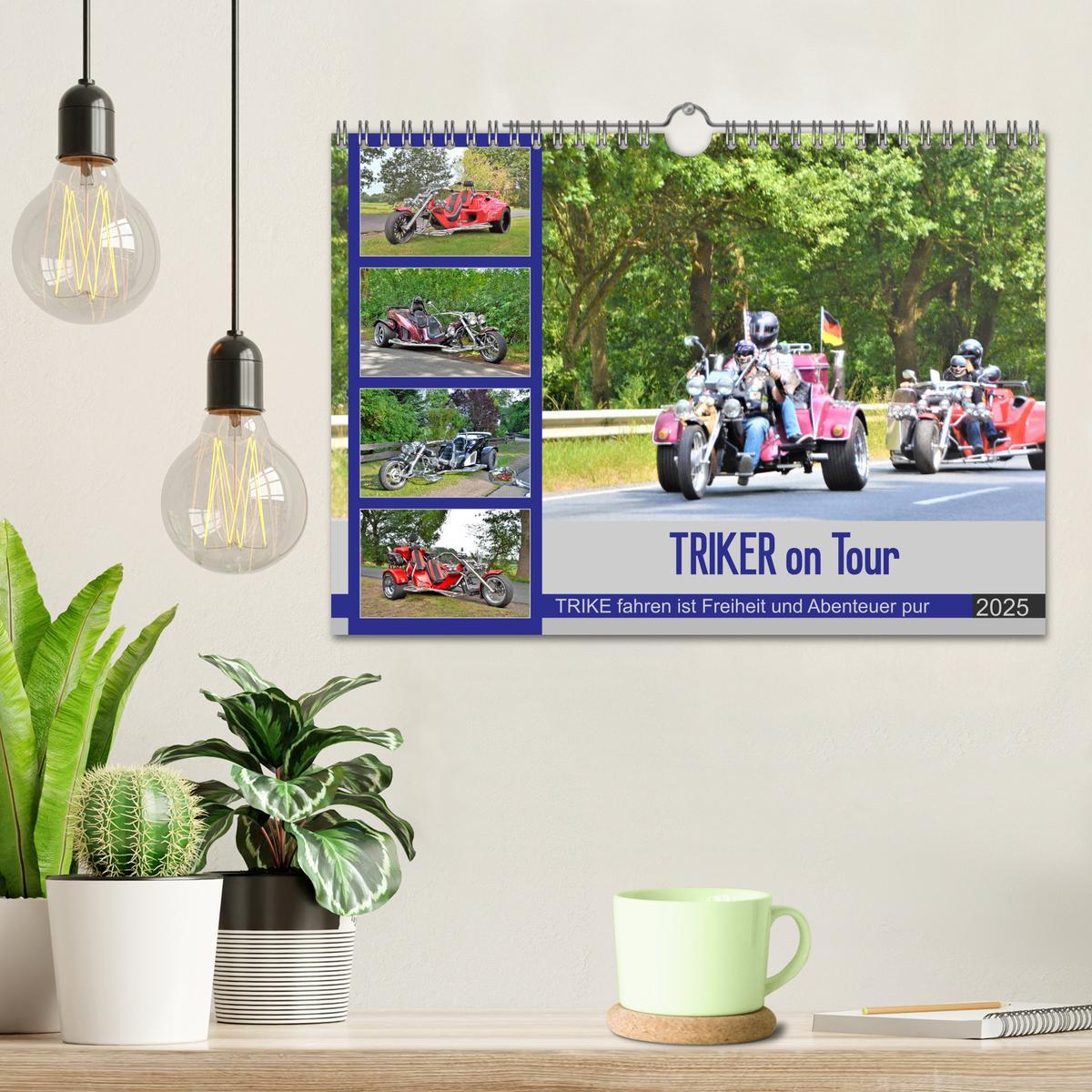 Bild: 9783435208975 | TRIKER on Tour (Wandkalender 2025 DIN A4 quer), CALVENDO...