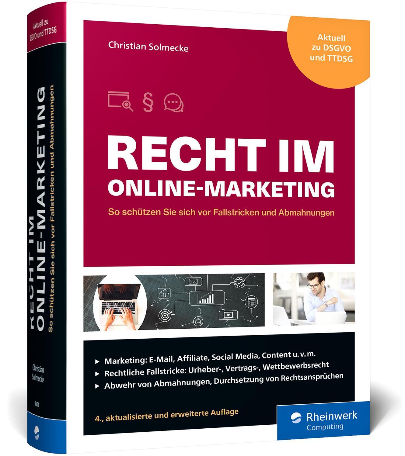 Cover: 9783836296014 | Recht im Online-Marketing | Christian Solmecke | Buch | 1019 S. | 2023