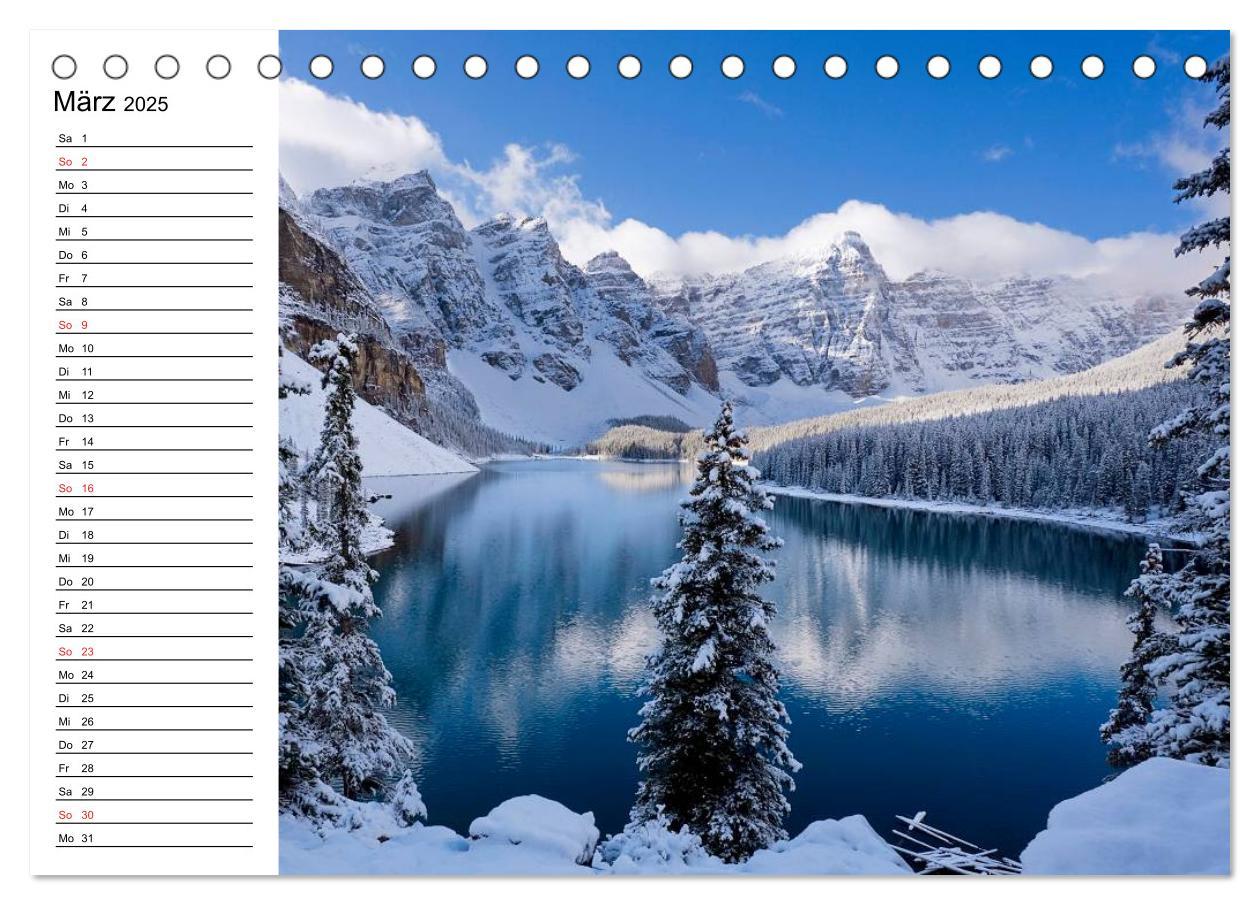 Bild: 9783435538058 | Alaska und Kanada (Tischkalender 2025 DIN A5 quer), CALVENDO...