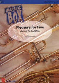 Cover: 9790035080139 | Pleasure for Five | Kees Schoonenbeek | Music Box | Partitur + Stimmen