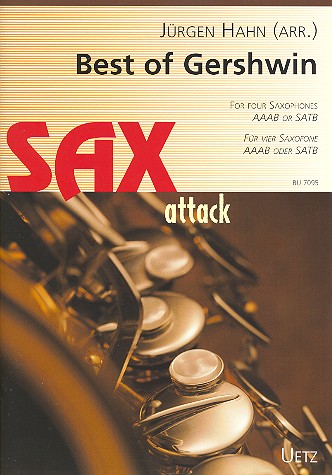 Cover: 9790501468928 | Best of Gershwin für 4 Saxophone (AAAB/SATB) Partitur und Stimmen