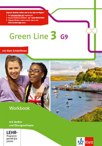 Cover: 9783128542386 | Green Line 3 G9. Workbook mit Audios und Übungssoftware | Harper