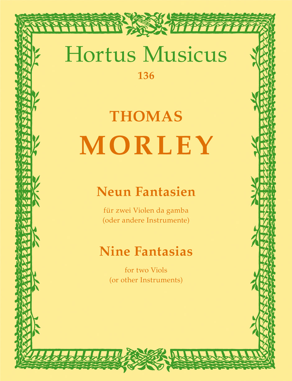 Cover: 9790006002801 | Fantasien(9) | Thomas Morley | Buch | Bärenreiter Verlag