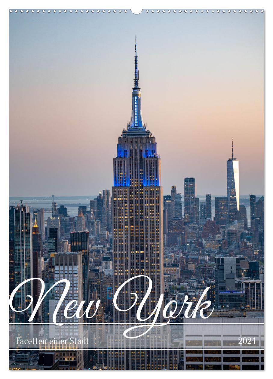Cover: 9783383741296 | New York, Facetten einer Stadt (Wandkalender 2024 DIN A2 hoch),...