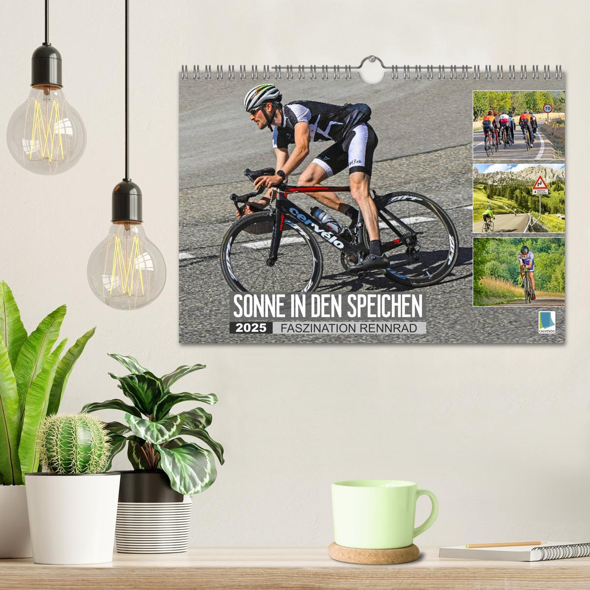 Bild: 9783435128235 | Sonne in den Speichen - Faszination Rennrad (Wandkalender 2025 DIN...