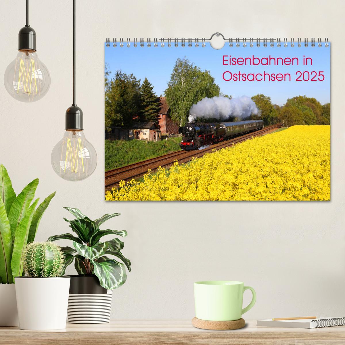 Bild: 9783435305384 | Eisenbahnen in Ostsachsen 2025 (Wandkalender 2025 DIN A4 quer),...