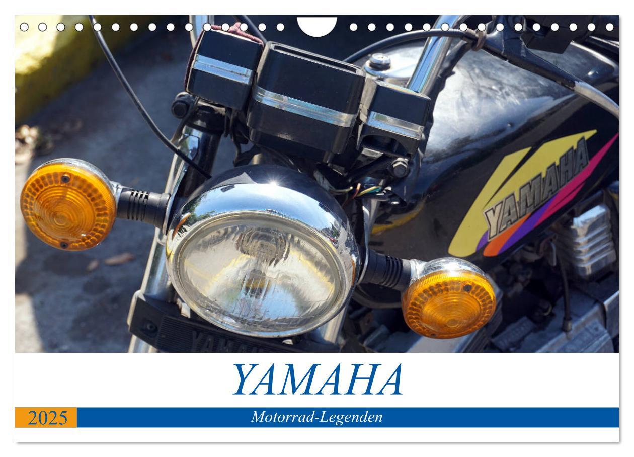 Cover: 9783435372768 | YAMAHA - Motorrad-Legenden (Wandkalender 2025 DIN A4 quer),...