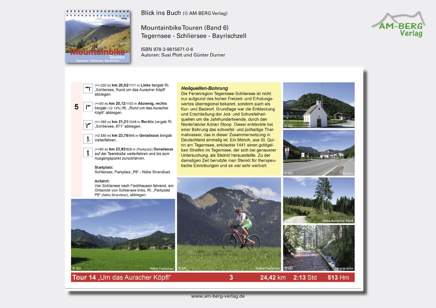 Bild: 9783981567106 | Mountainbike Touren Tegernsee - Schliersee - Bayrischzell | Band 6