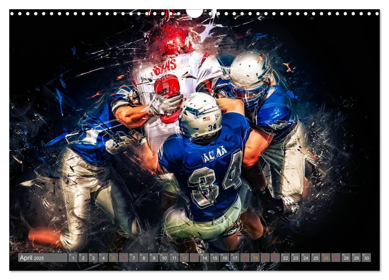 Bild: 9783435329694 | American Football - so cool (Wandkalender 2025 DIN A3 quer),...