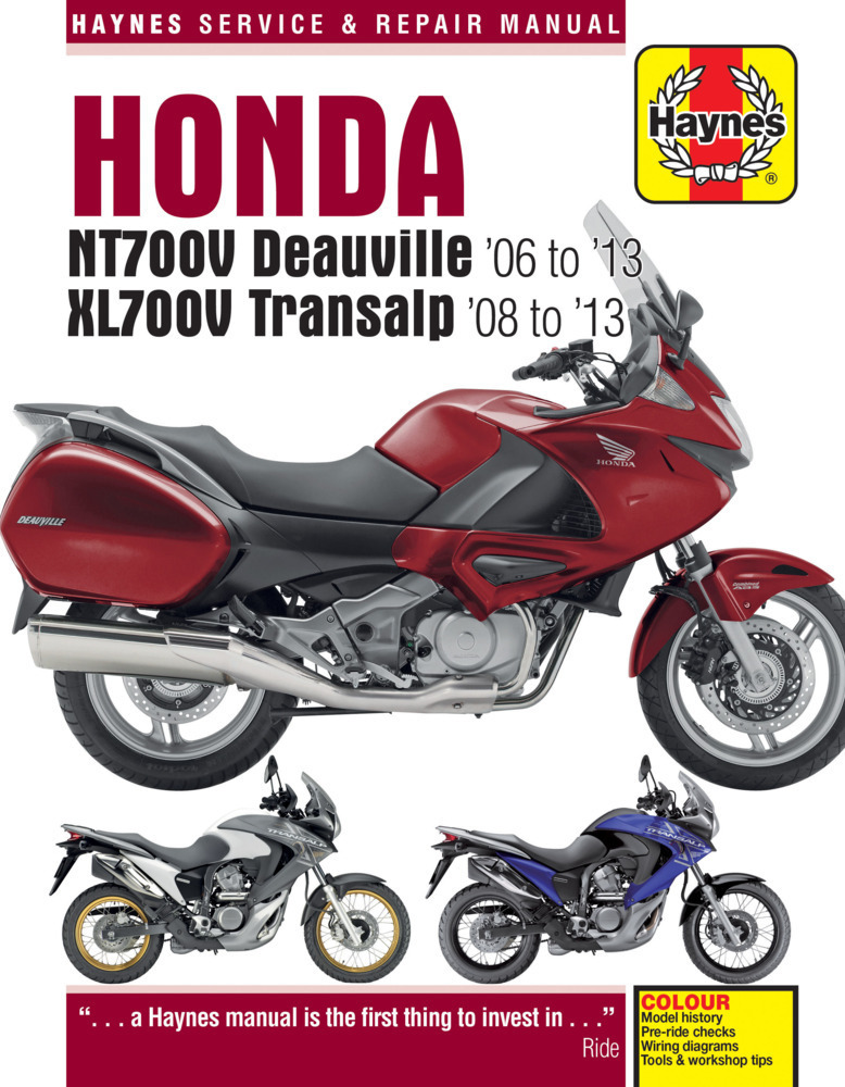Cover: 9781785214059 | Honda NT700V Deauville & XL700V Transalp (06 - 13) | Haynes Publishing