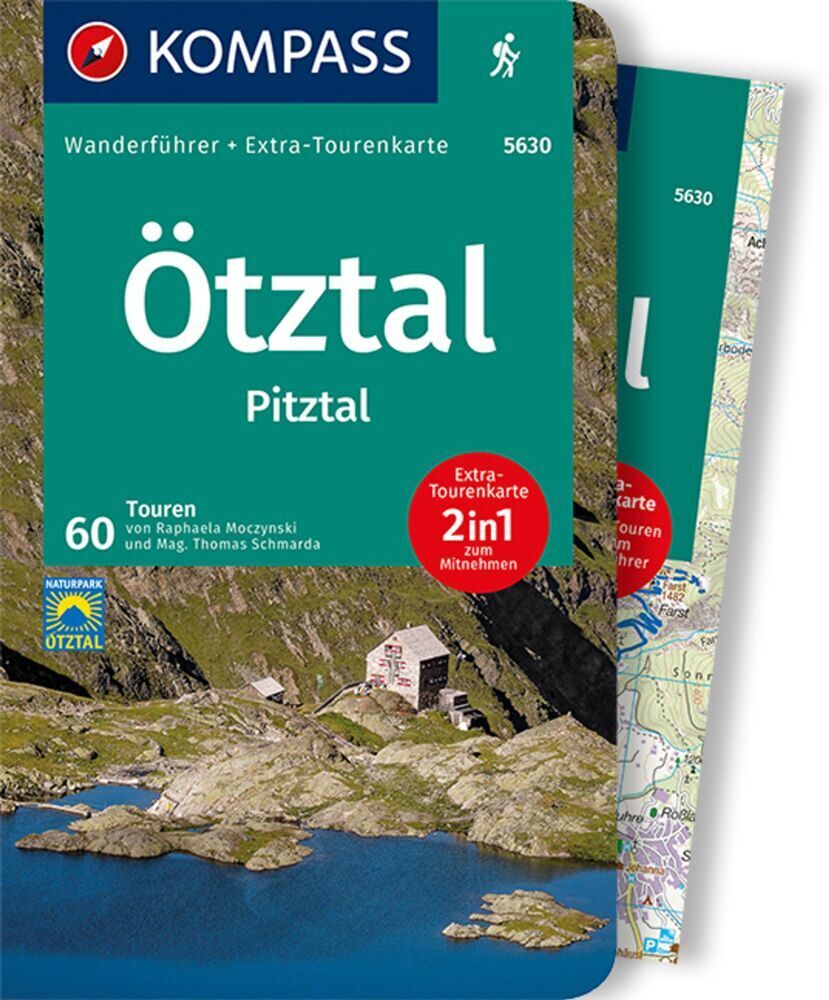 Cover: 9783991210405 | KOMPASS Wanderführer Ötztal, Pitztal, 60 Touren | Moczynski (u. a.)