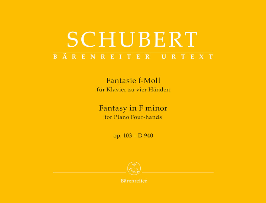 Cover: 9790006578276 | Fantasie für Klavier zu vier Händen f-Moll op. 103 D 940 | Schubert