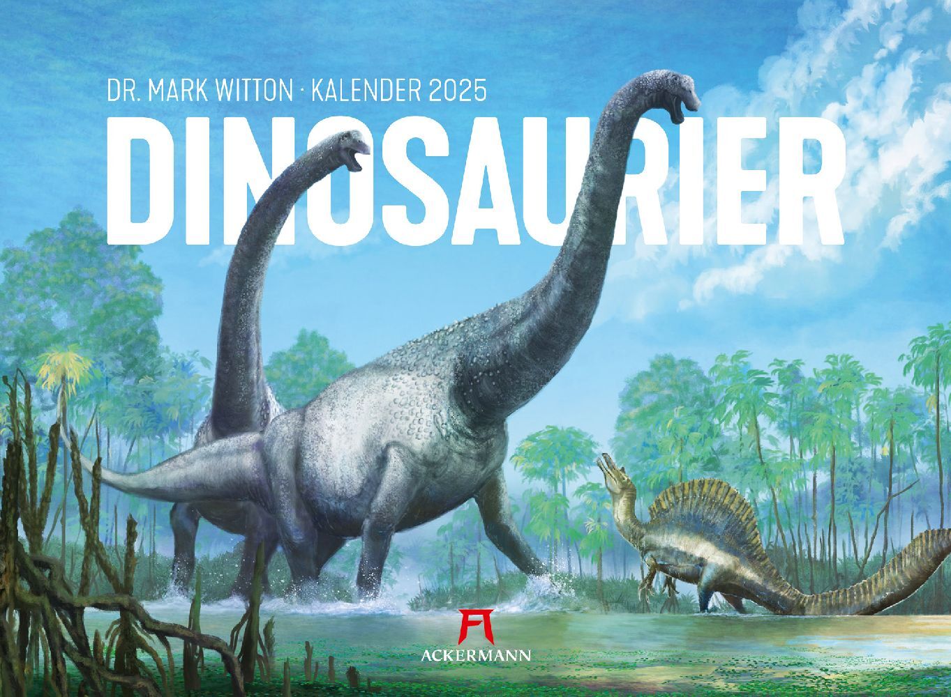 Cover: 9783838435237 | Dinosaurier Kalender 2025 | Dr. Mark Witton (u. a.) | Kalender | 14 S.