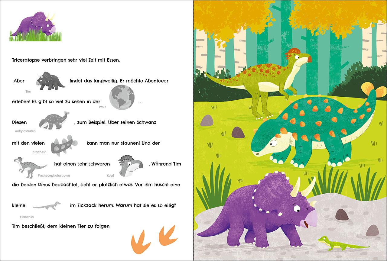 Bild: 9783743220522 | Meine Dino-Welt - Tim, der kleine Triceratops | Sonja Fiedler-Tresp