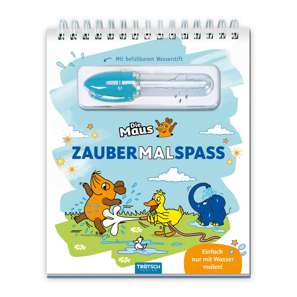 Cover: 9783988021274 | Trötsch Die Maus Zaubermalspaß mit Wasserstift | Co.KG | Buch | 12 S.