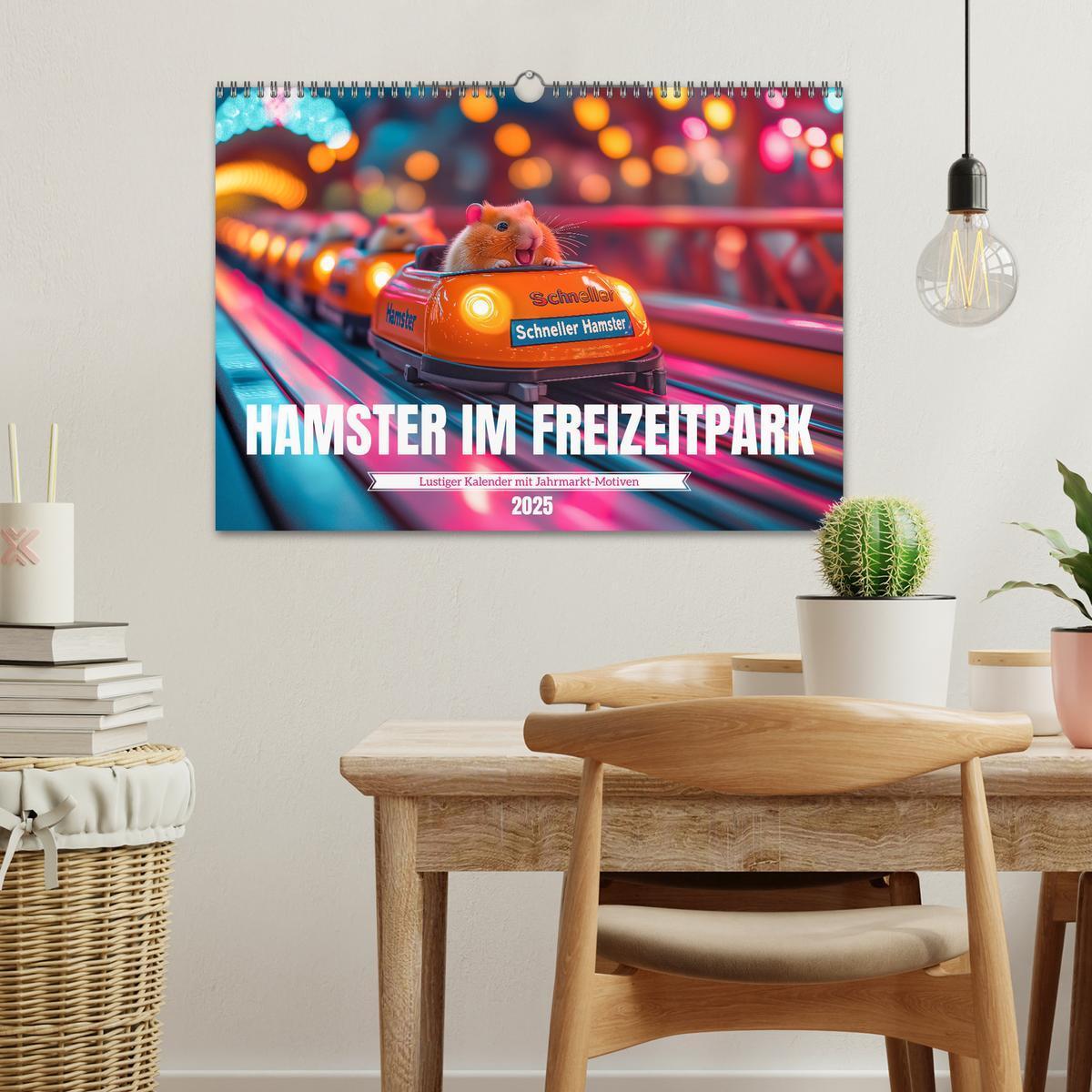 Bild: 9783457211632 | Hamster im Freizeitpark - Lustiger Kalender mit Jahrmarkt-Motiven...