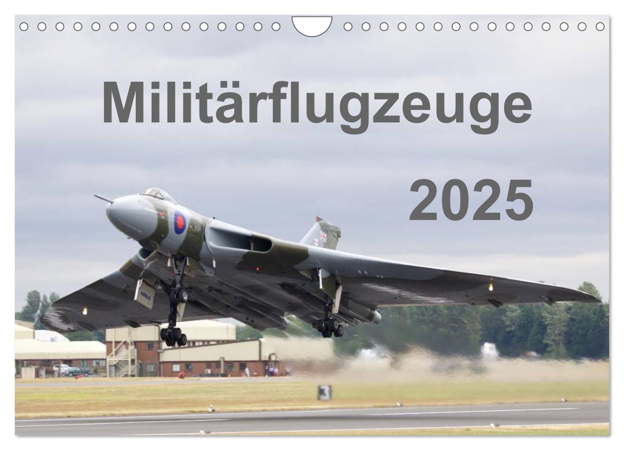 Cover: 9783435479559 | Militärflugzeuge 2025 (Wandkalender 2025 DIN A4 quer), CALVENDO...